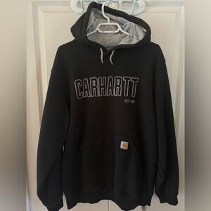 Carhartt Black hoodie, size L loose fit